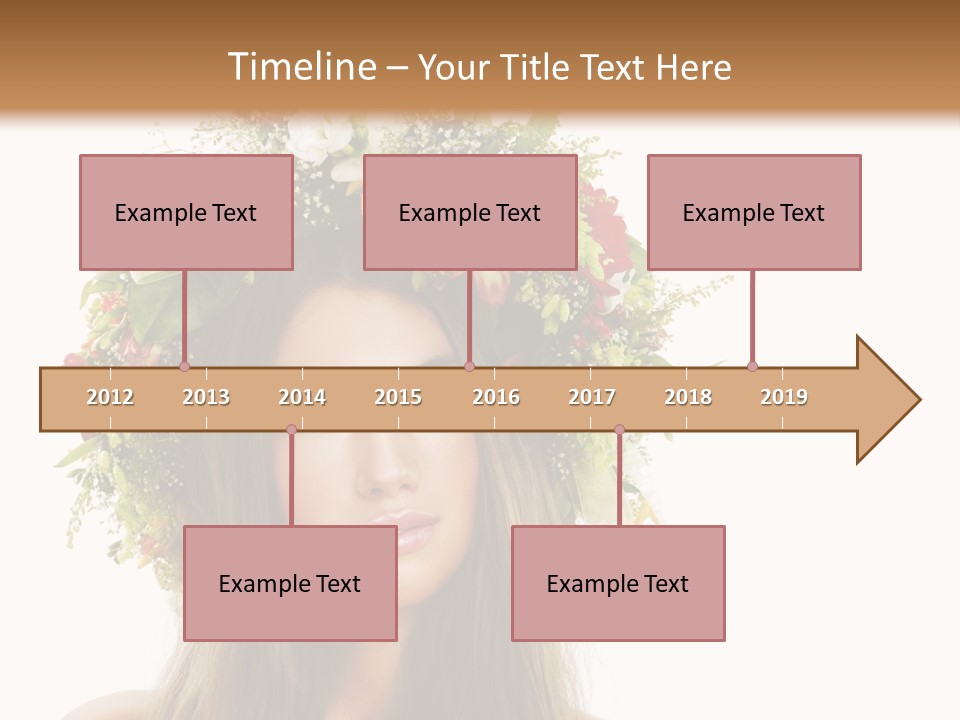 Flower Woman PowerPoint Template