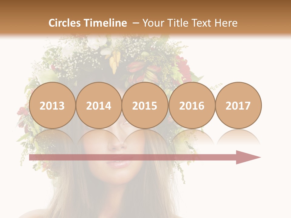 Flower Woman PowerPoint Template