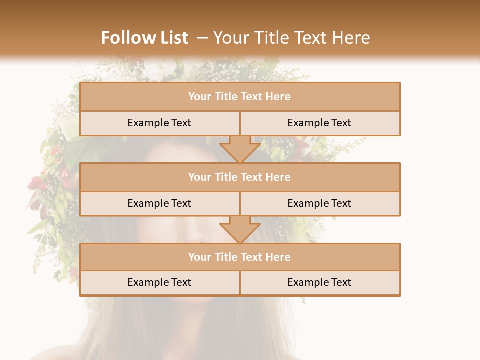 Flower Woman PowerPoint Template