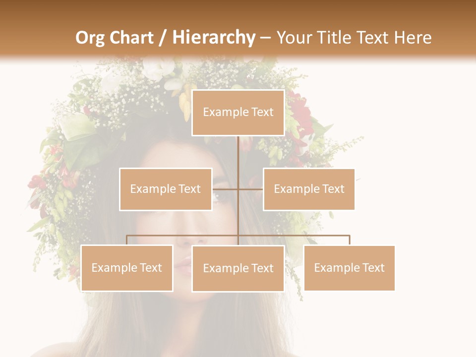 Flower Woman PowerPoint Template