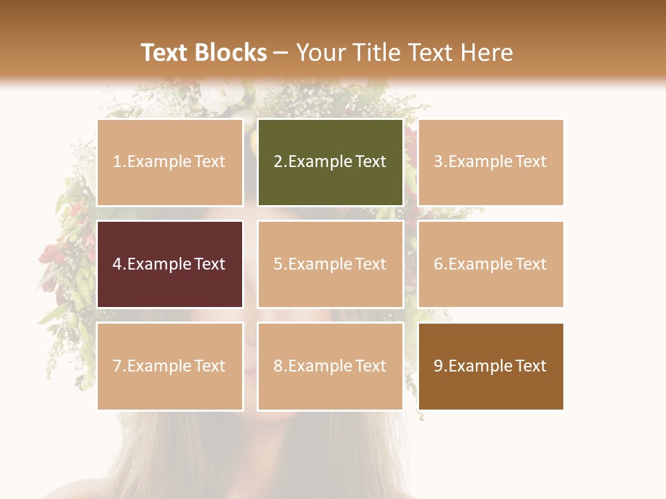 Flower Woman PowerPoint Template