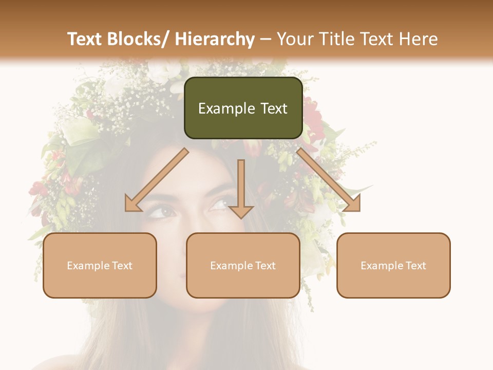 Flower Woman PowerPoint Template