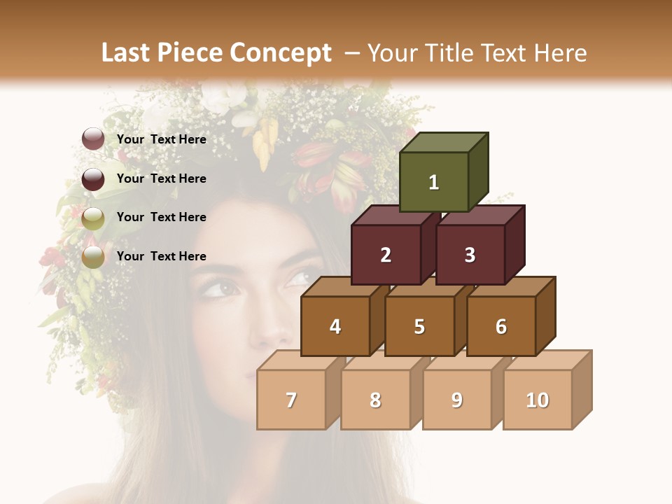 Flower Woman PowerPoint Template