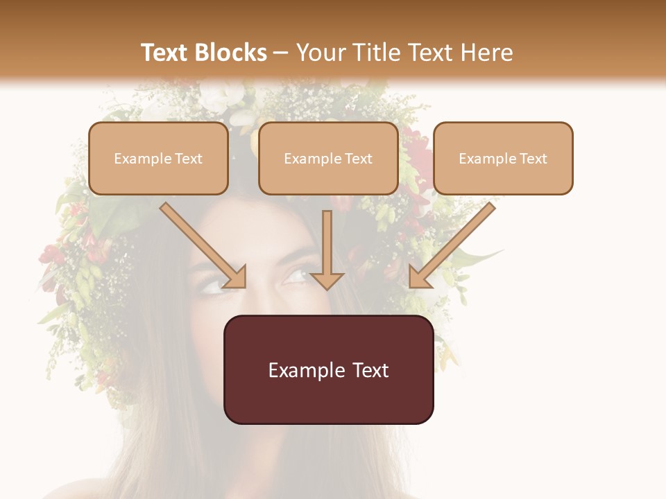 Flower Woman PowerPoint Template