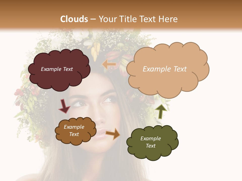 Flower Woman PowerPoint Template