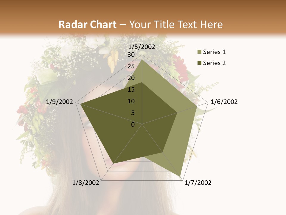 Flower Woman PowerPoint Template