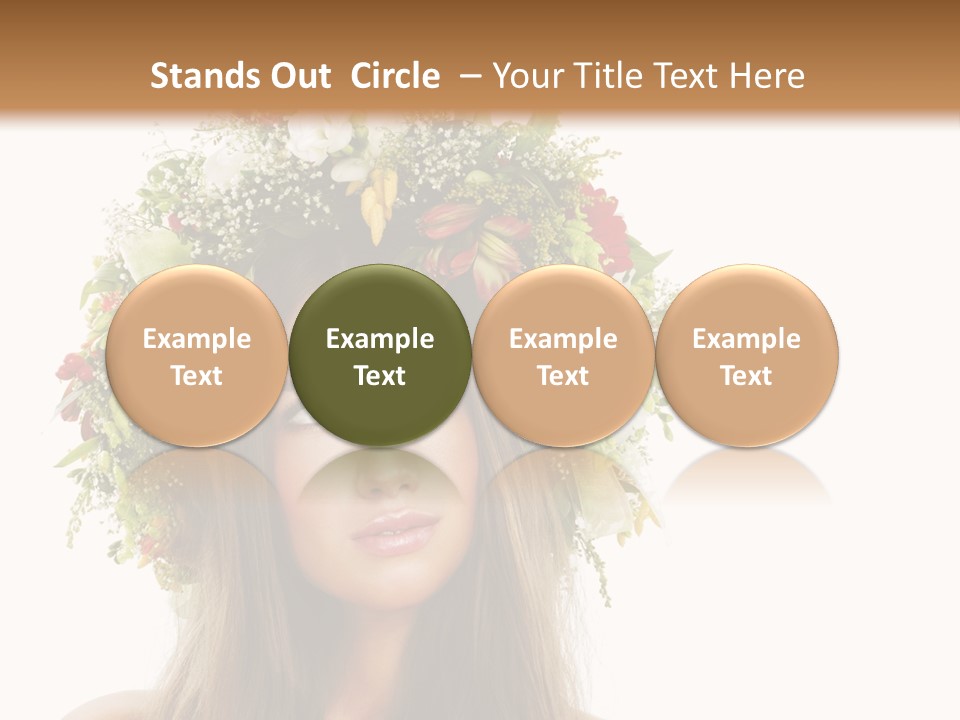 Flower Woman PowerPoint Template