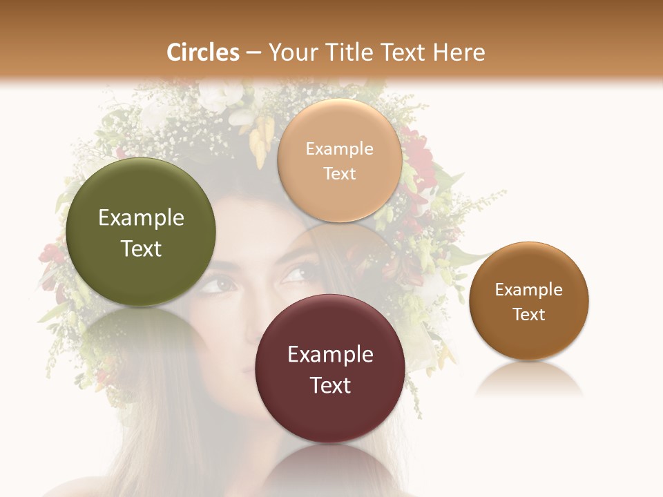 Flower Woman PowerPoint Template