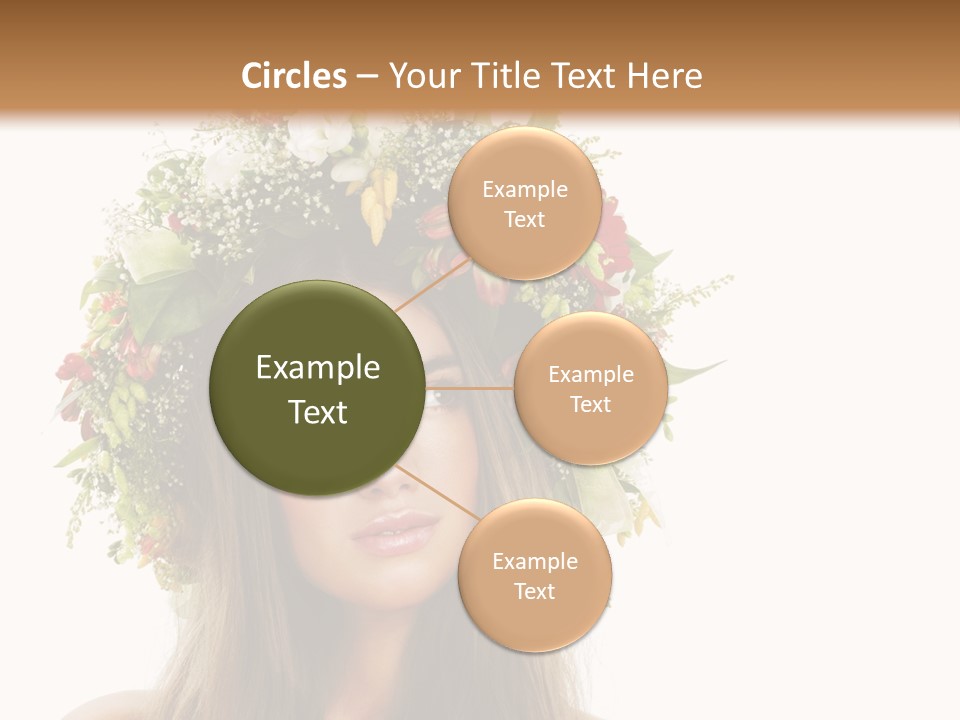 Flower Woman PowerPoint Template