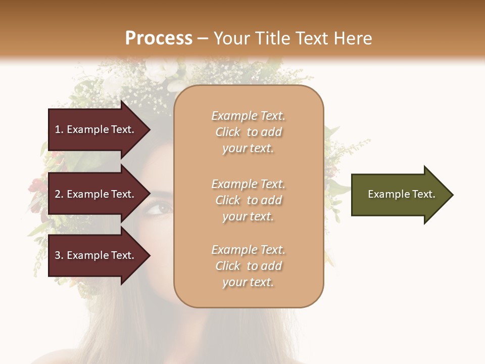 Flower Woman PowerPoint Template