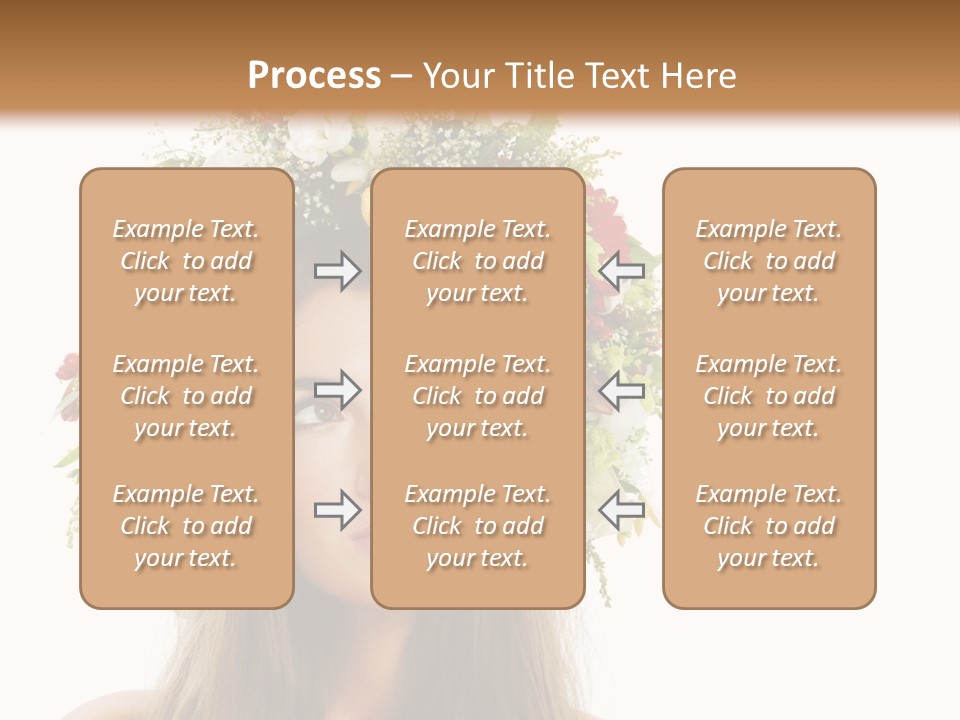 Flower Woman PowerPoint Template