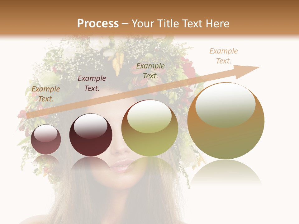 Flower Woman PowerPoint Template