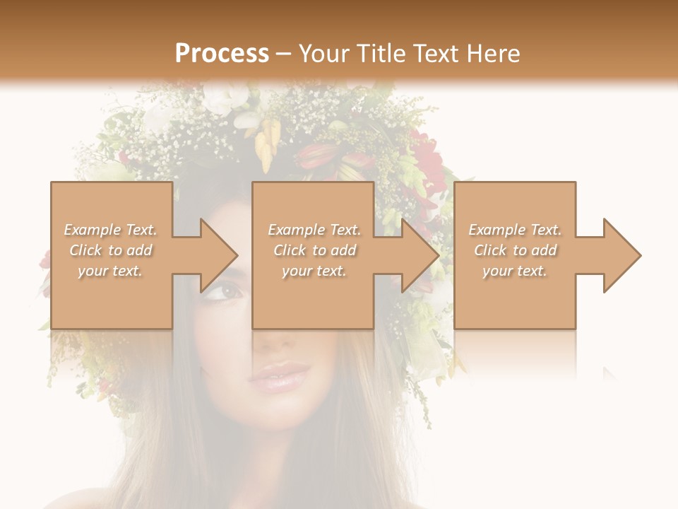 Flower Woman PowerPoint Template
