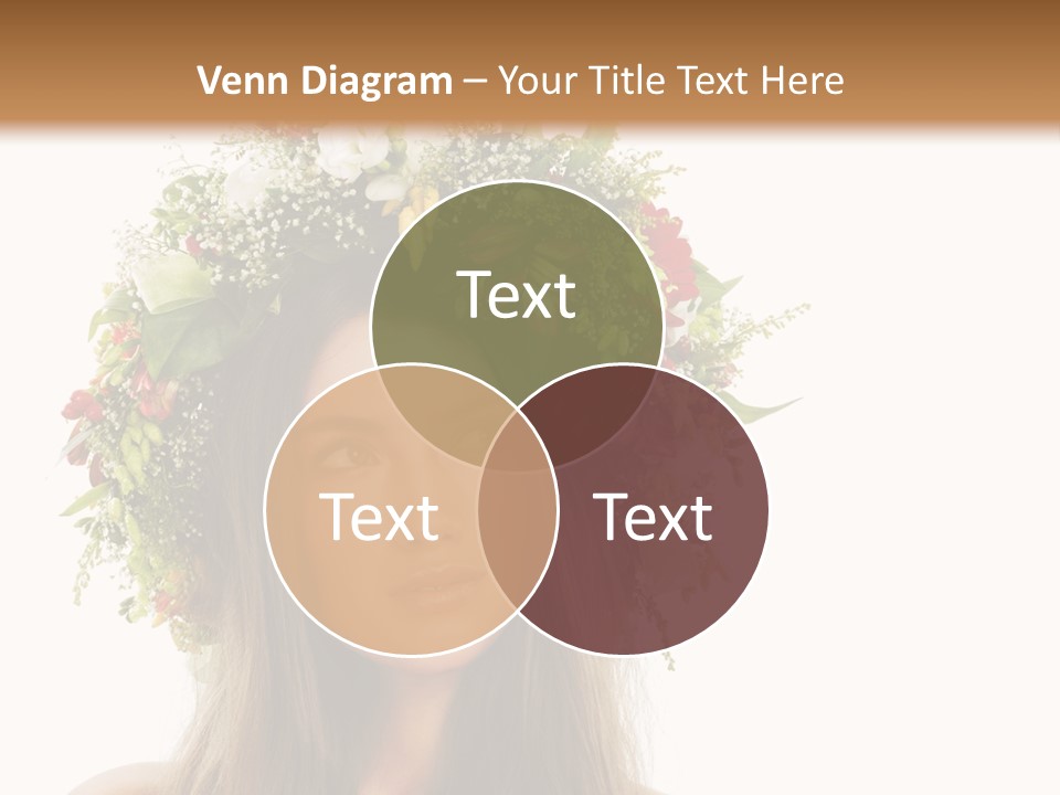 Flower Woman PowerPoint Template