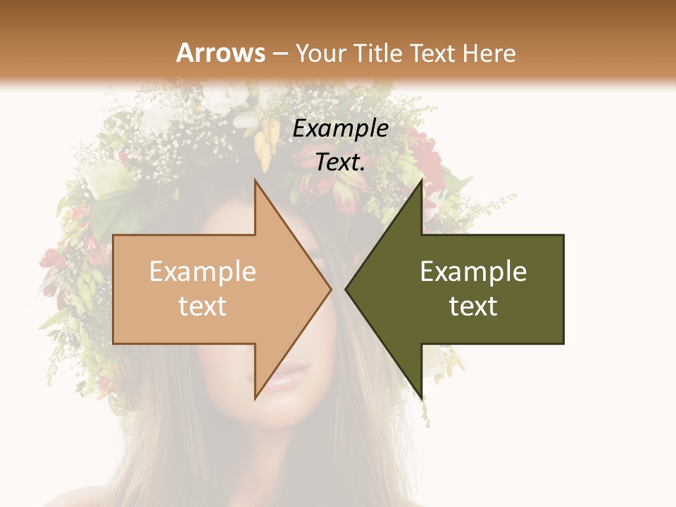 Flower Woman PowerPoint Template