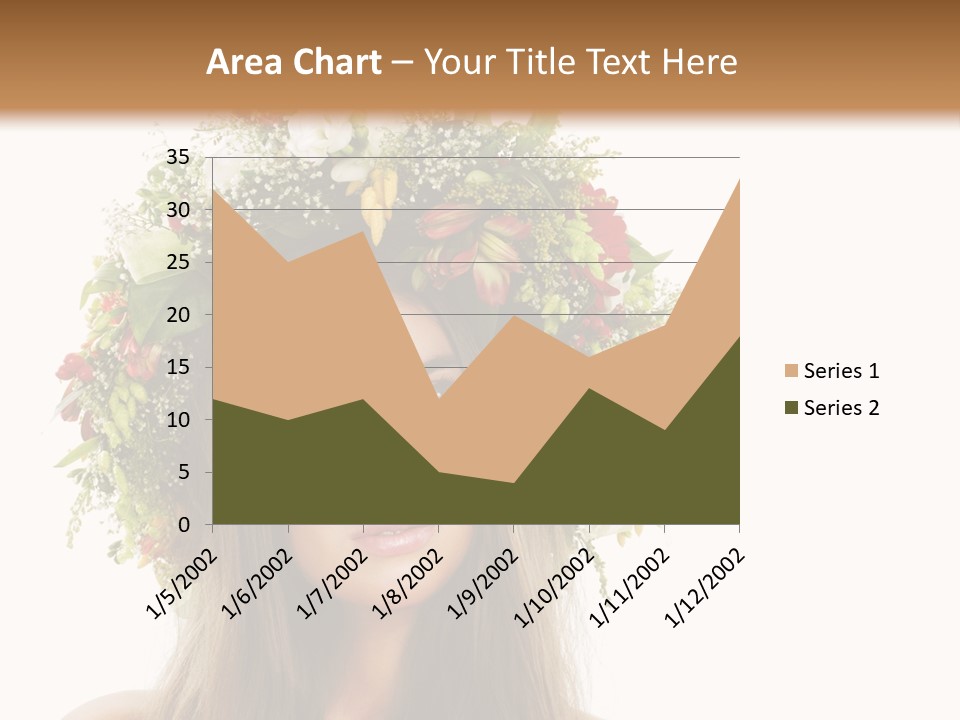 Flower Woman PowerPoint Template