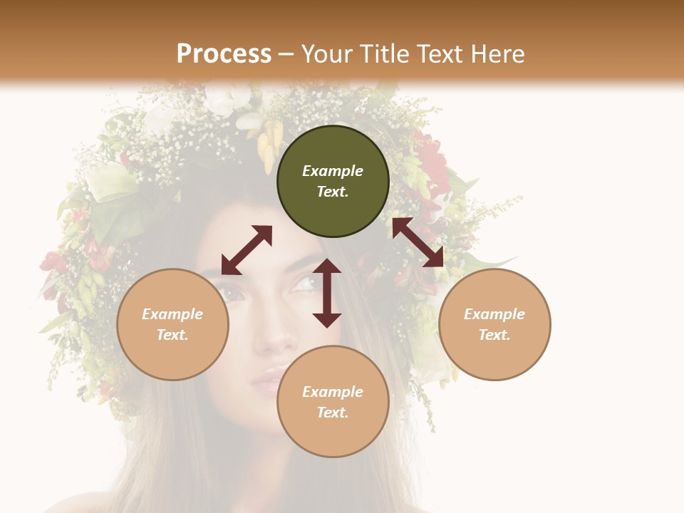 Flower Woman PowerPoint Template
