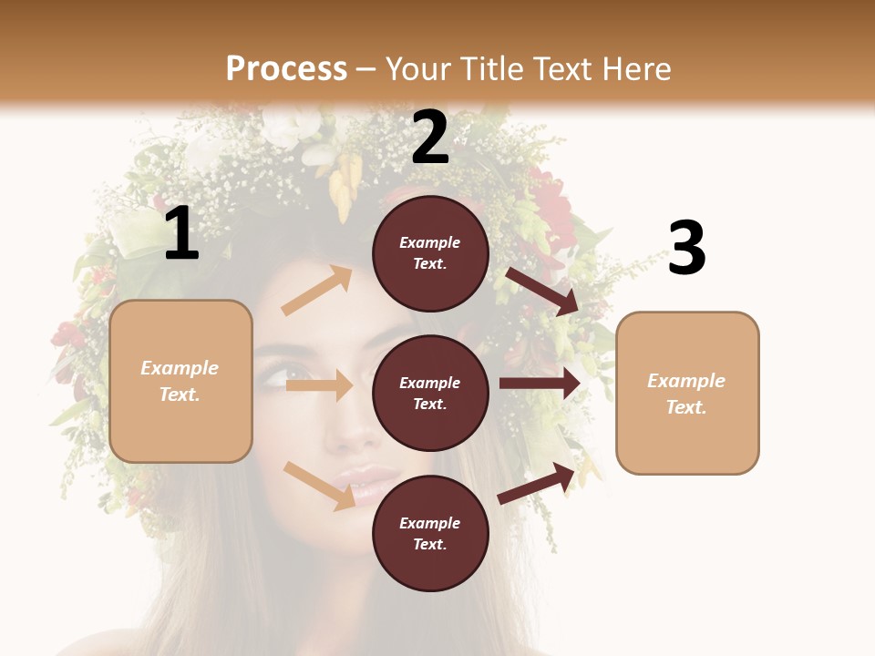 Flower Woman PowerPoint Template