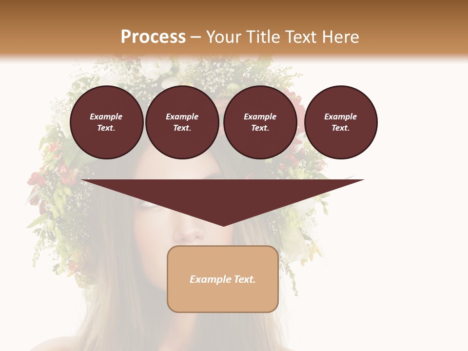 Flower Woman PowerPoint Template