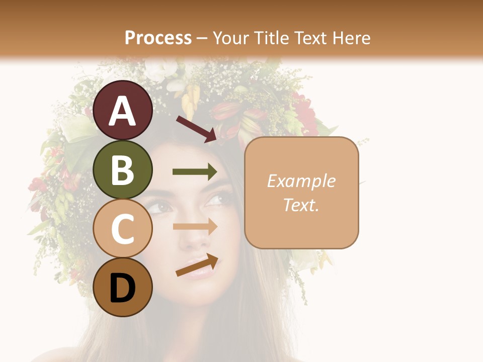 Flower Woman PowerPoint Template