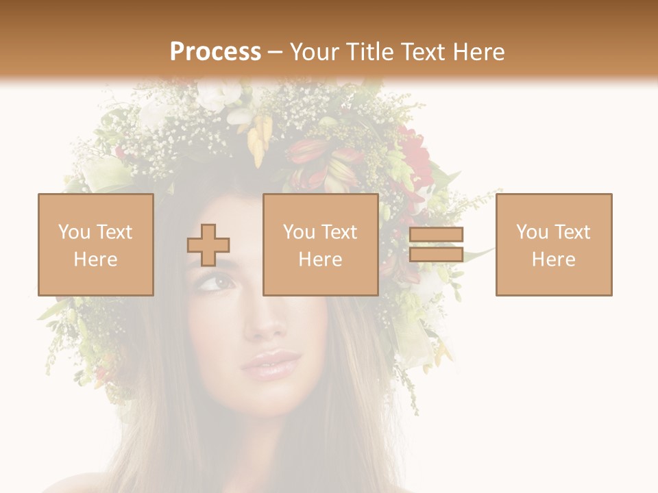 Flower Woman PowerPoint Template
