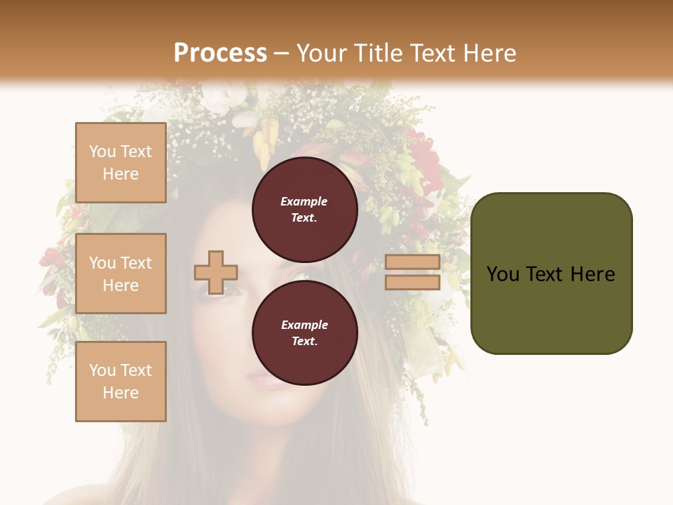 Flower Woman PowerPoint Template