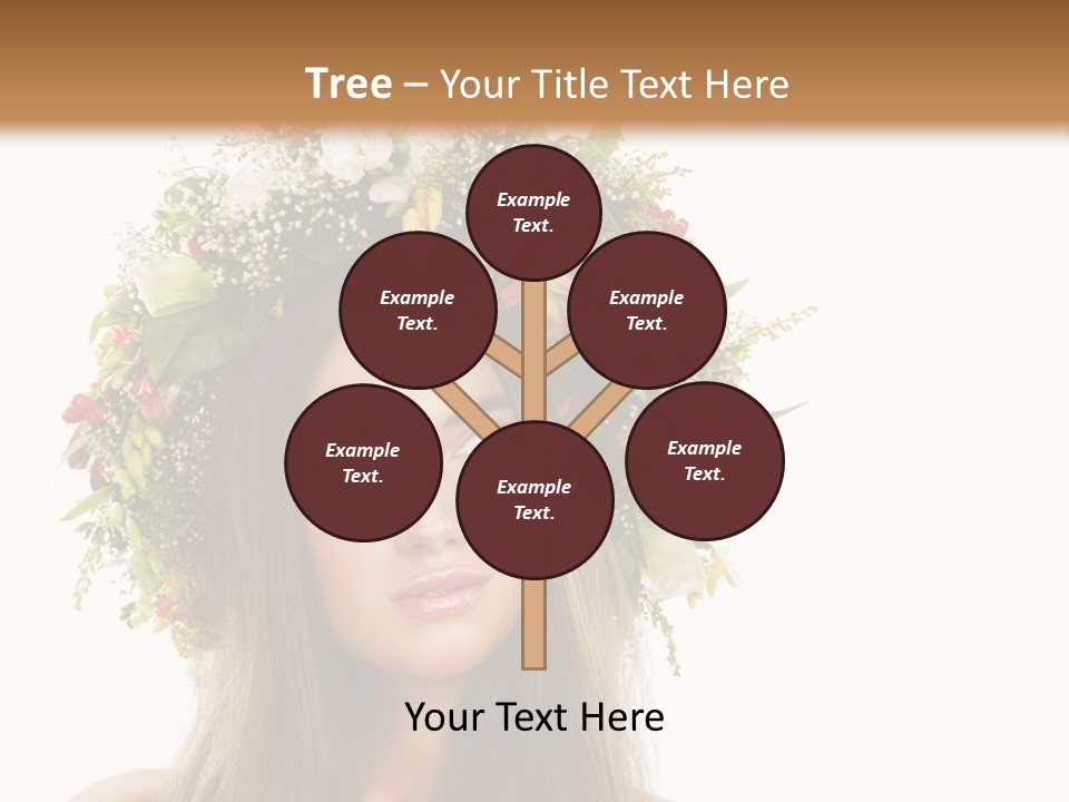 Flower Woman PowerPoint Template