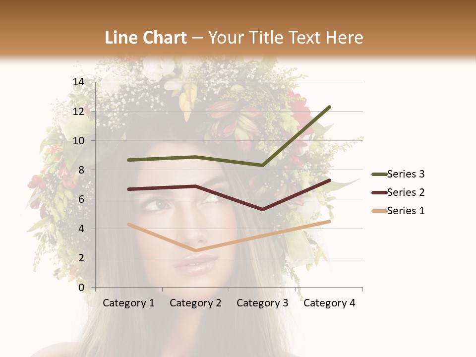 Flower Woman PowerPoint Template