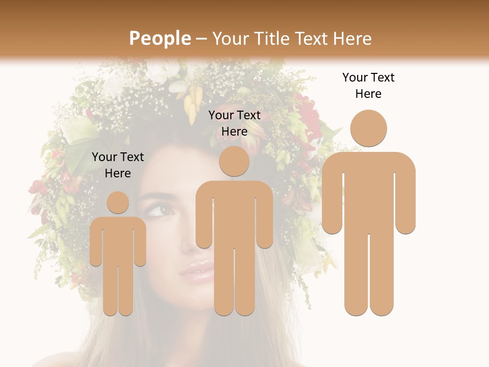 Flower Woman PowerPoint Template