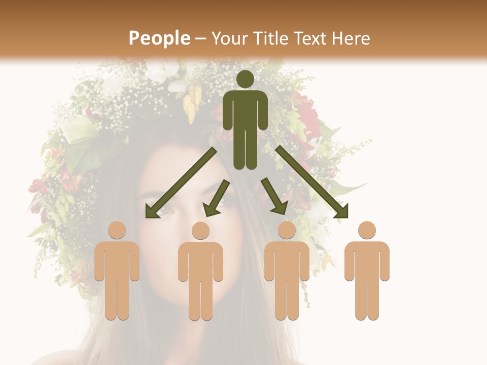 Flower Woman PowerPoint Template