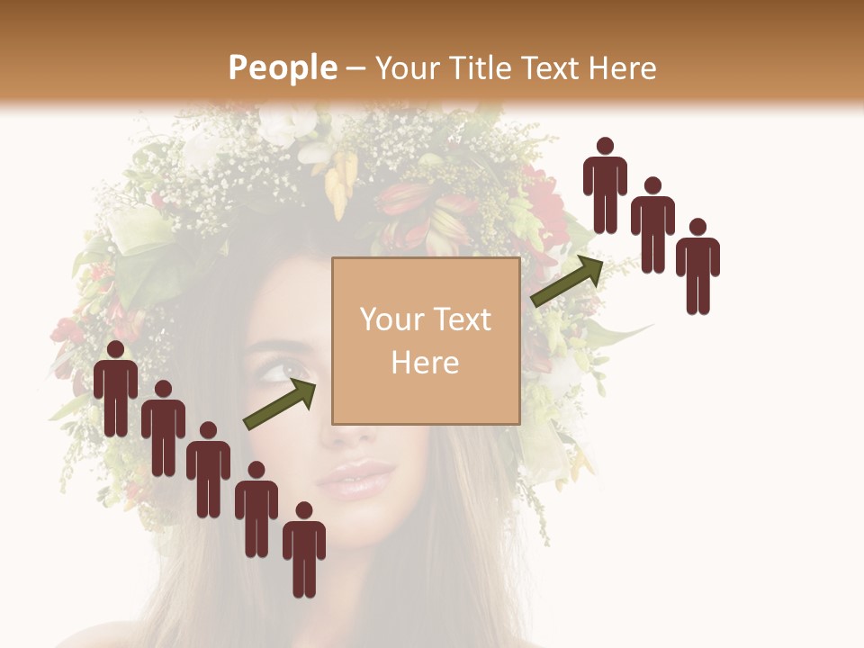 Flower Woman PowerPoint Template