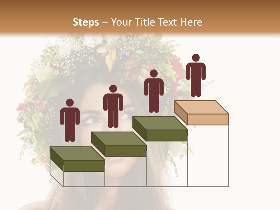Flower Woman PowerPoint Template