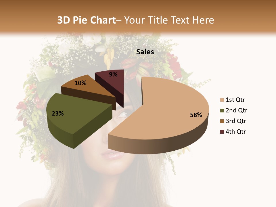 Flower Woman PowerPoint Template