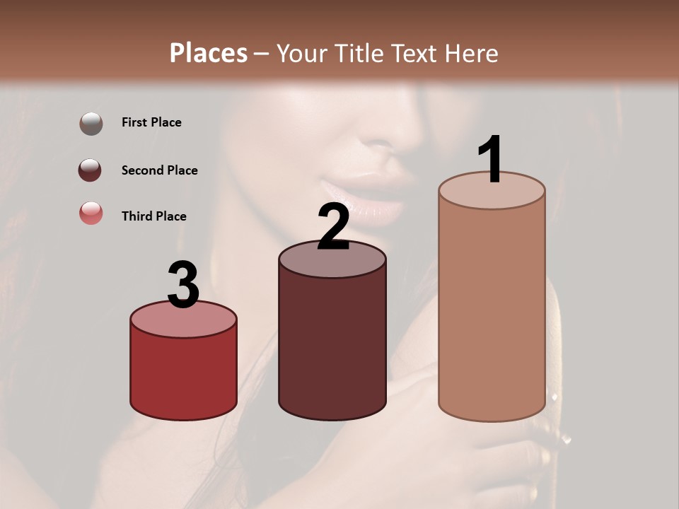 Beautiful Seduce Head PowerPoint Template