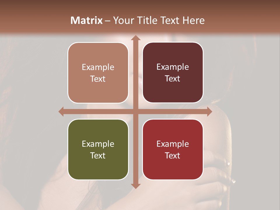 Beautiful Seduce Head PowerPoint Template