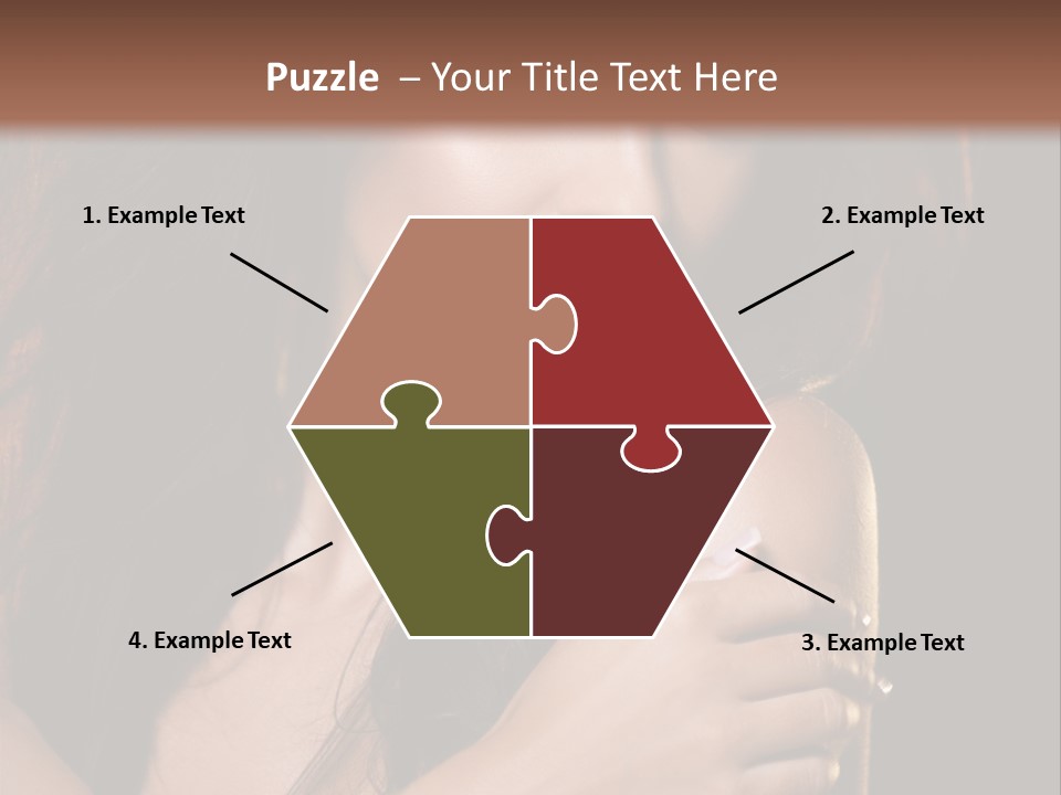 Beautiful Seduce Head PowerPoint Template