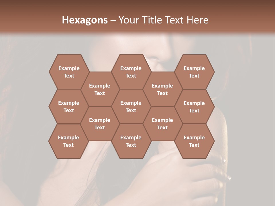 Beautiful Seduce Head PowerPoint Template