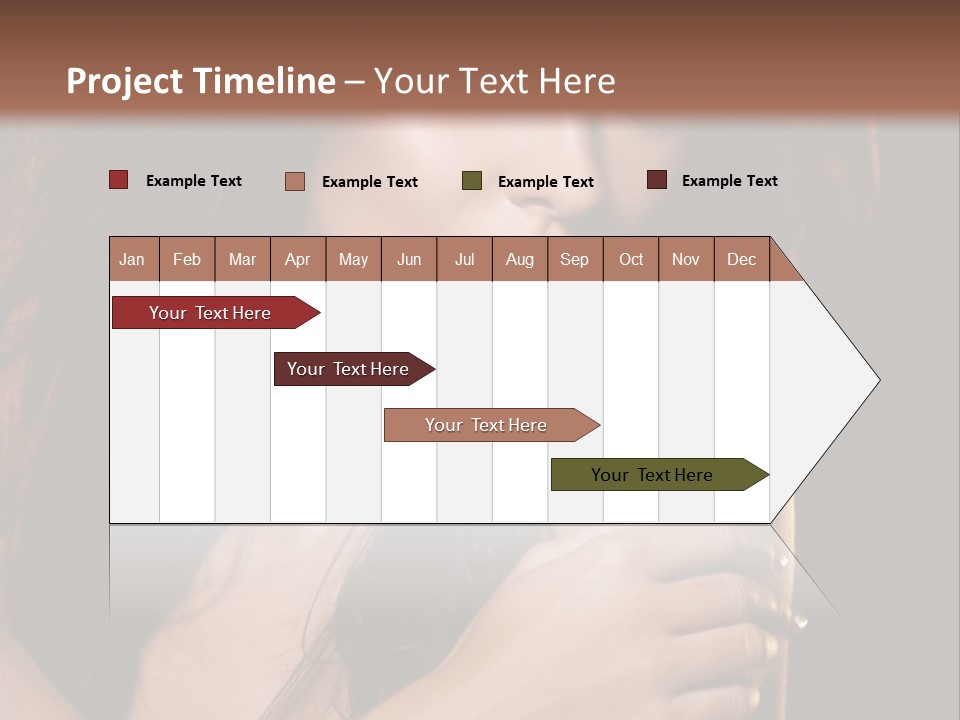 Beautiful Seduce Head PowerPoint Template