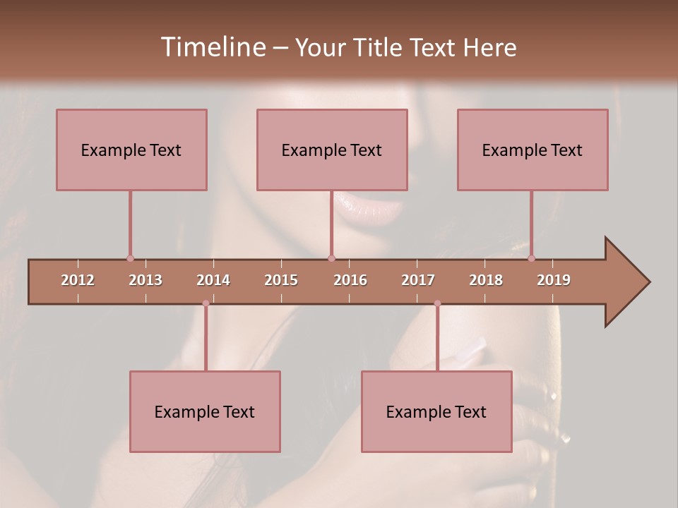 Beautiful Seduce Head PowerPoint Template