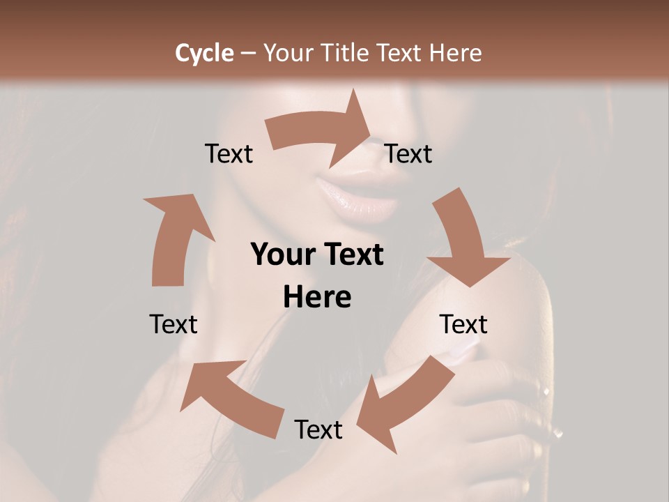 Beautiful Seduce Head PowerPoint Template