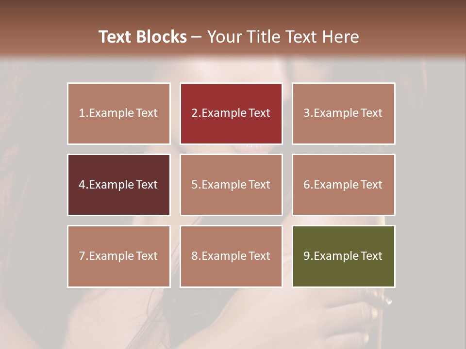 Beautiful Seduce Head PowerPoint Template