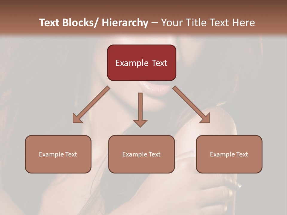 Beautiful Seduce Head PowerPoint Template