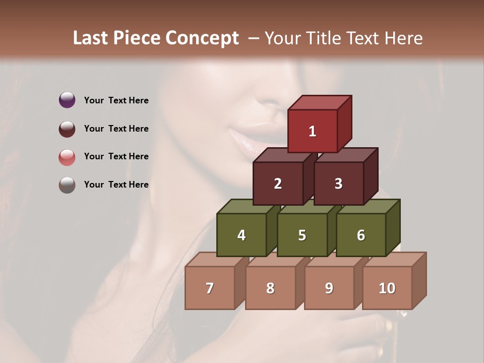 Beautiful Seduce Head PowerPoint Template