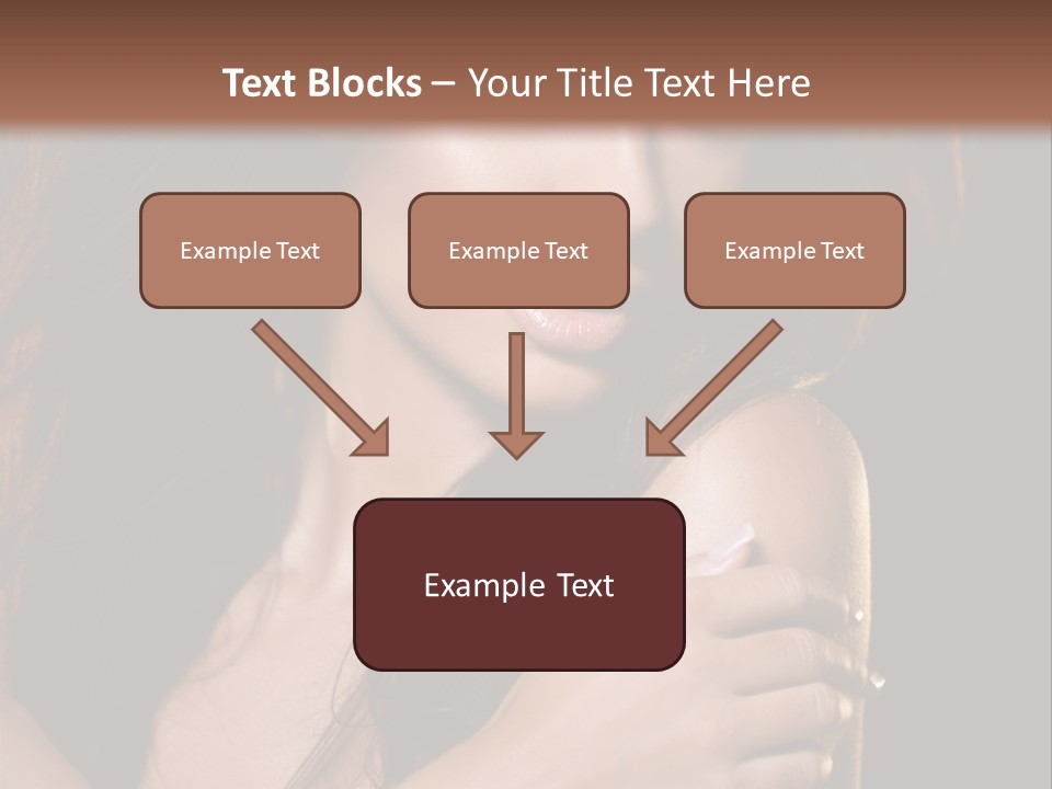 Beautiful Seduce Head PowerPoint Template