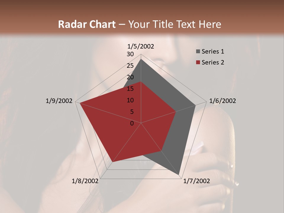 Beautiful Seduce Head PowerPoint Template