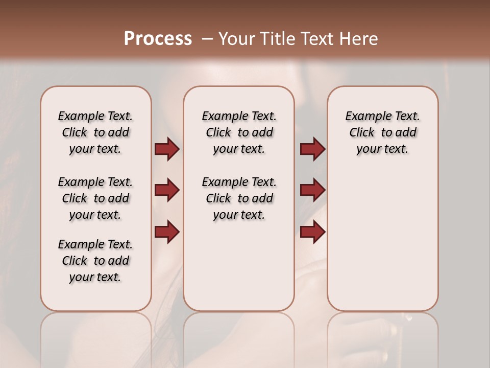 Beautiful Seduce Head PowerPoint Template