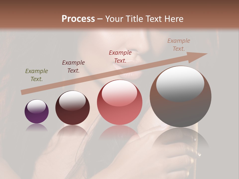 Beautiful Seduce Head PowerPoint Template