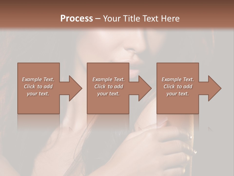 Beautiful Seduce Head PowerPoint Template