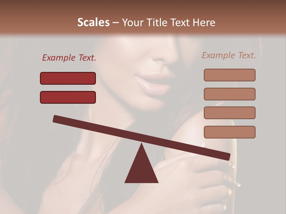 Beautiful Seduce Head PowerPoint Template