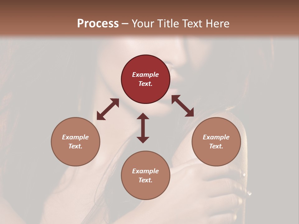 Beautiful Seduce Head PowerPoint Template